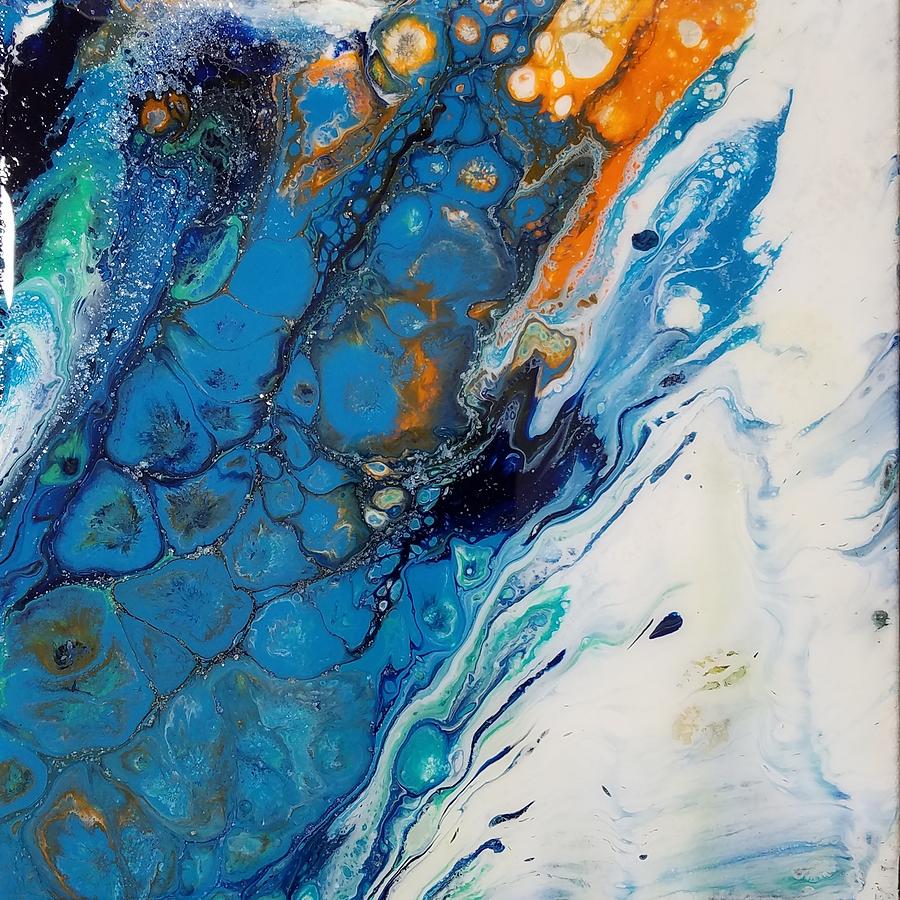 Bubbling Up Painting by Allison Fox