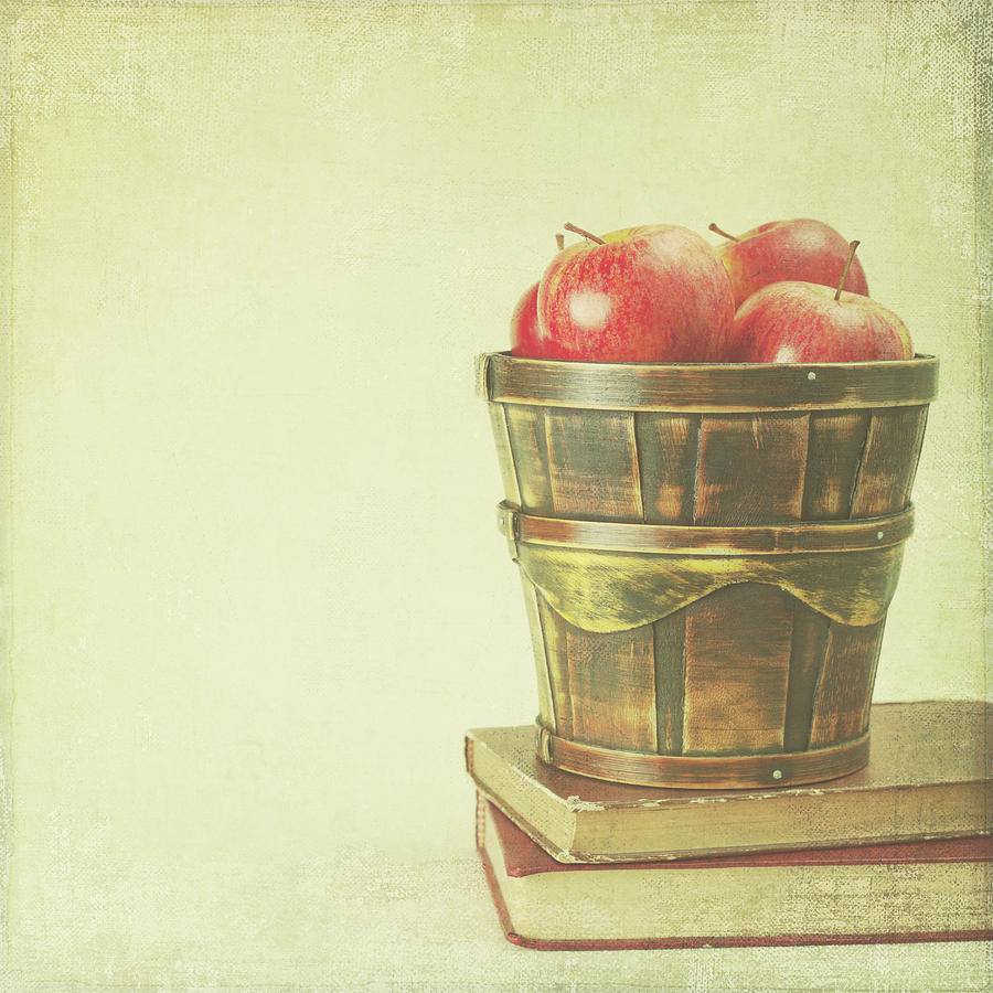 Bucket Full Of Apples Photograph by Andrea Carolina Photography