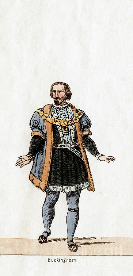 Buckingham, Costume Design Drawing by Print Collector