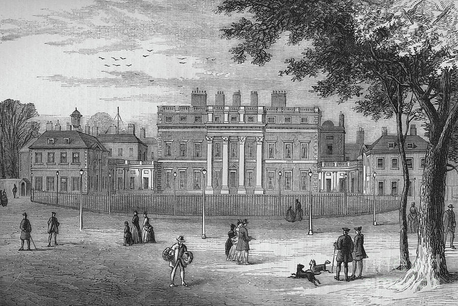 Buckingham House, Westminster, London Drawing by Print Collector