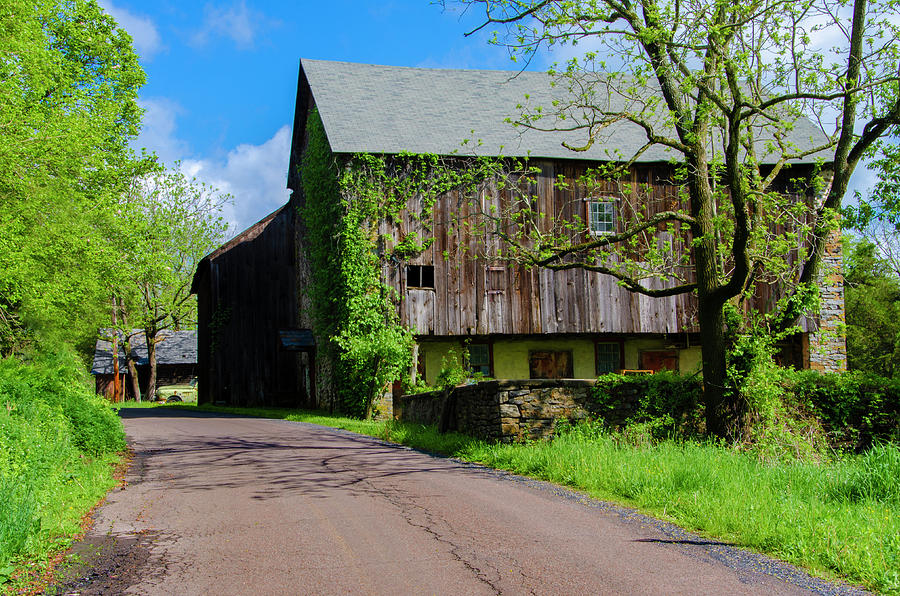 Bucks County Pennsylvania Barn near Tohickon Creek Photograph by Bill Cannon