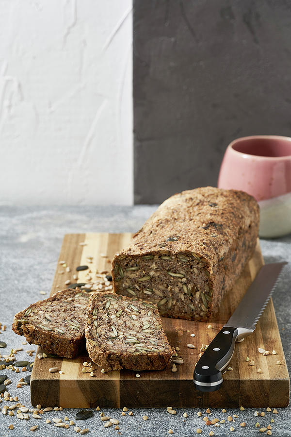 Buckwheat Bread With Psyllium Husks Photograph by Tre Torri