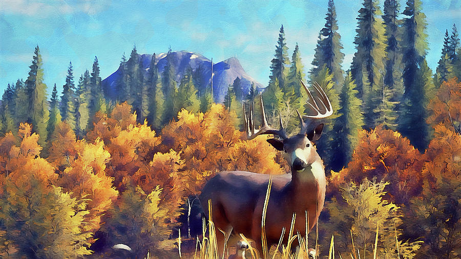 Bucolic Paradise - 37 Painting by AM FineArtPrints