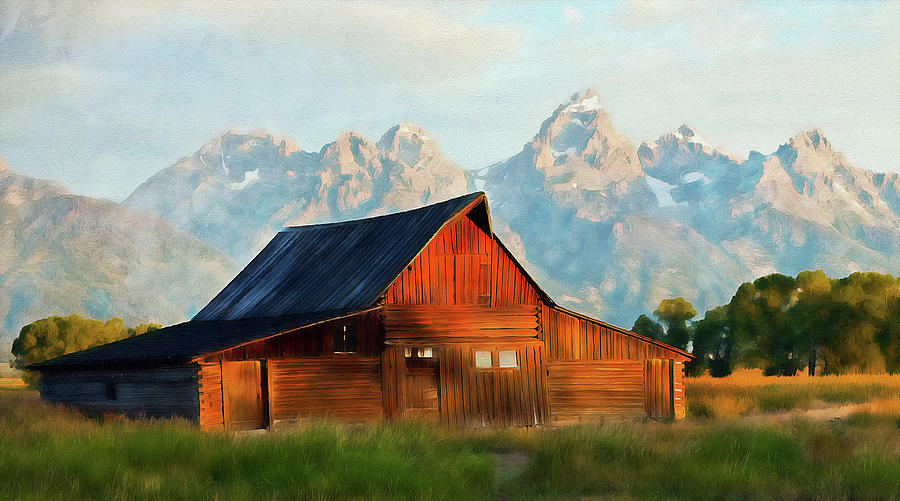 Bucolic Paradise - 51 Painting by AM FineArtPrints