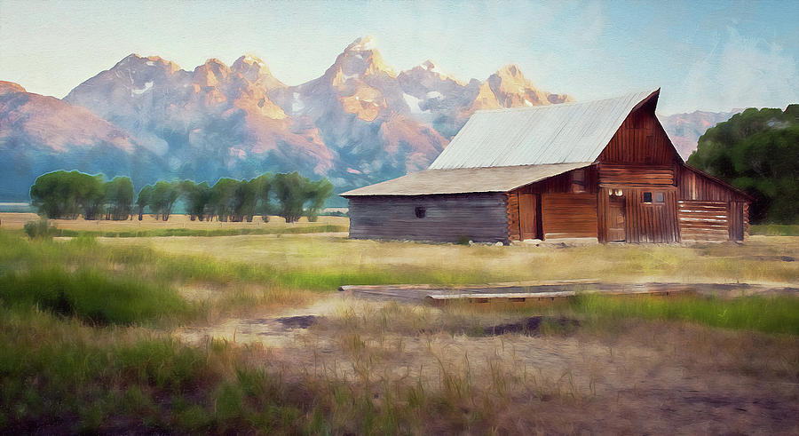 Bucolic Paradise - 52 Painting by AM FineArtPrints