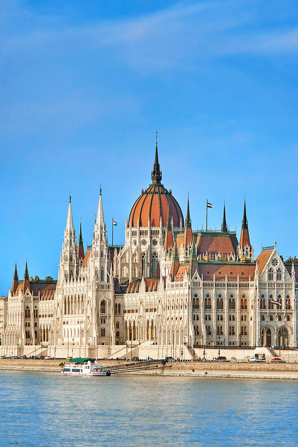Architecture Photograph - Budapest - Hungarian Parliament by Jan Wlodarczyk