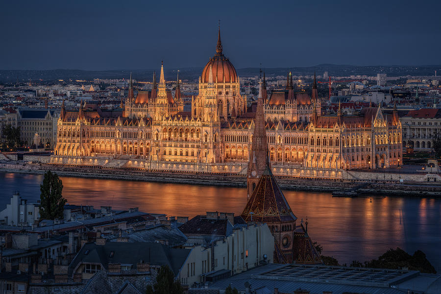 Budapest Parlament Photograph by Nicholas