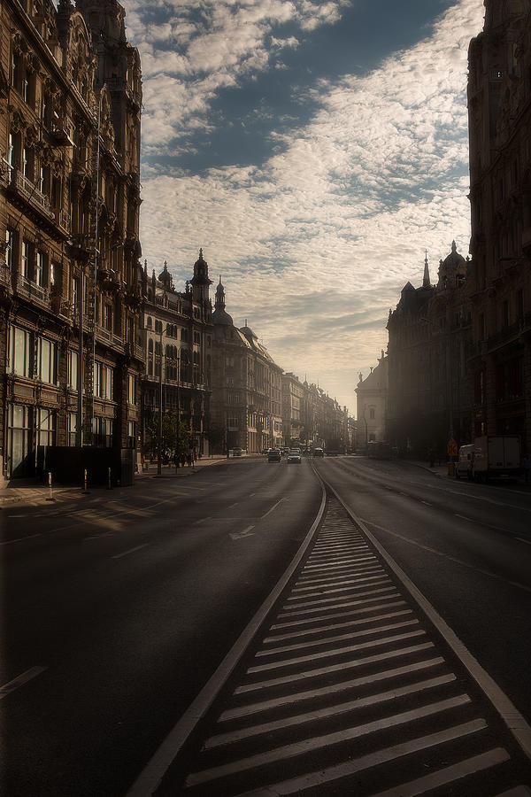 Budapest Street Photograph by Roberto Franchini
