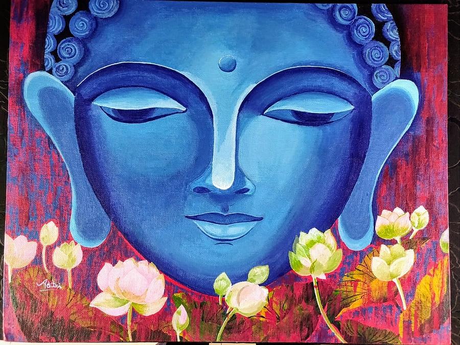 Buddha Painting by Aditri Bera - Fine Art America