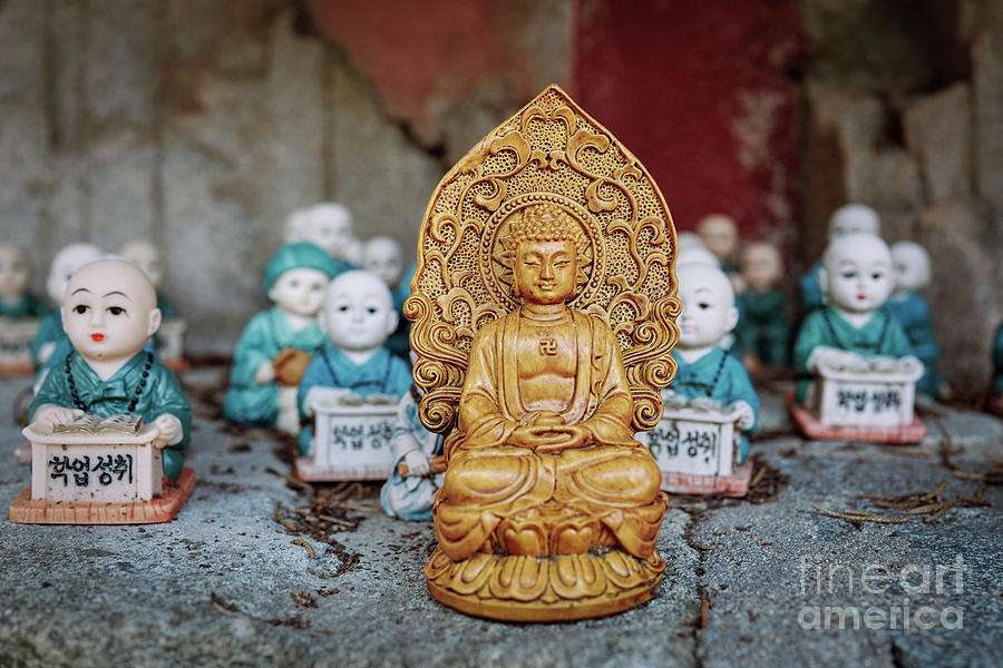 Buddha and his Disciples Photograph by Dean Harte