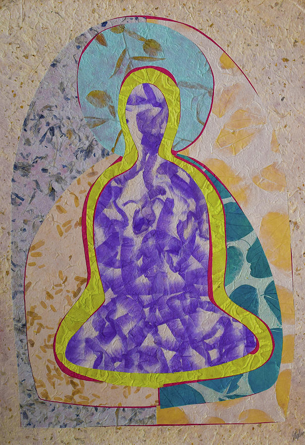 Buddha Collage 6 Painting by Stephen Humphries | Fine Art America