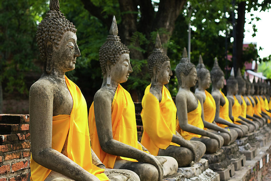 Buddha Image, Thailand Photograph by Tomodaji