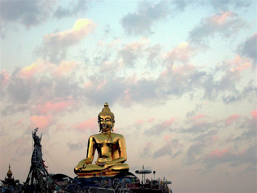Tranquility Photograph - Buddha Of The Sky by Vittorio Vida
