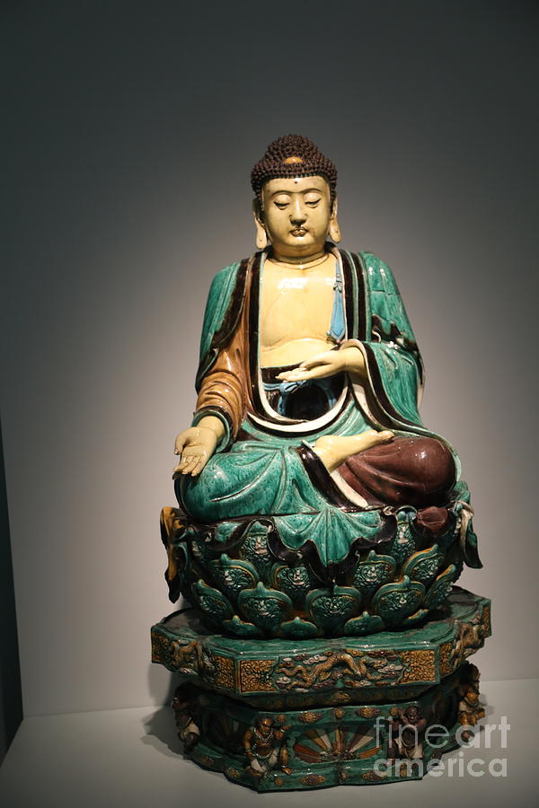 Buddha Sculpture China Han Dynasty  Photograph by Chuck Kuhn