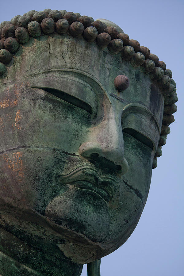 Buddha Statue, Face Photograph by Gary Hughes