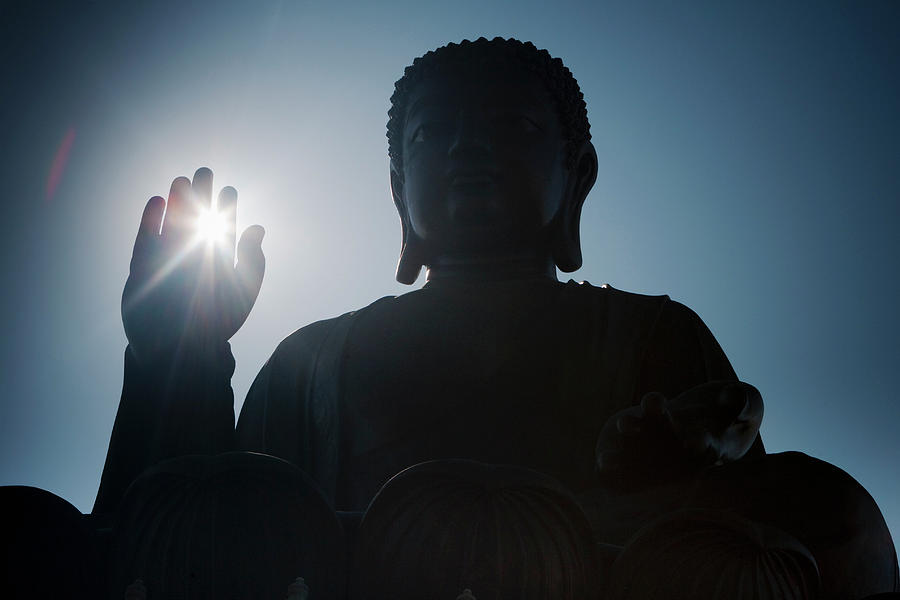Buddha Statue Digital Art by Huw Jones