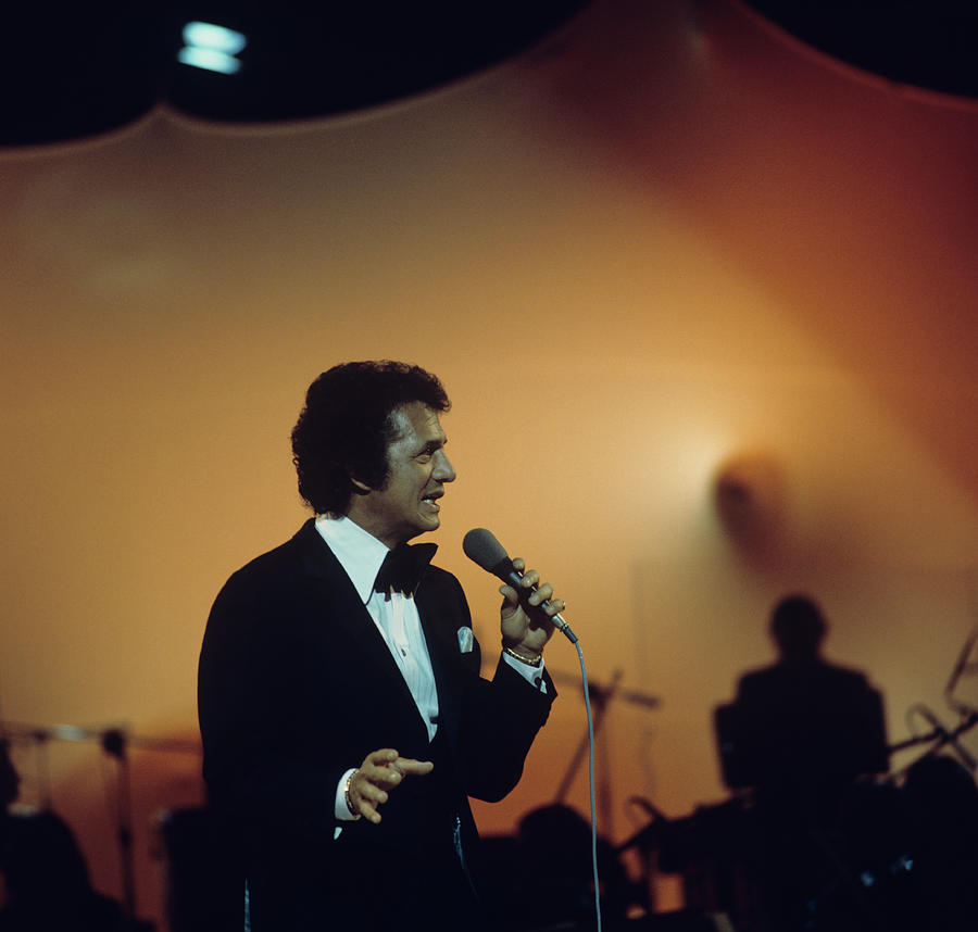 Buddy Greco Performs On Stage Photograph by David Redfern