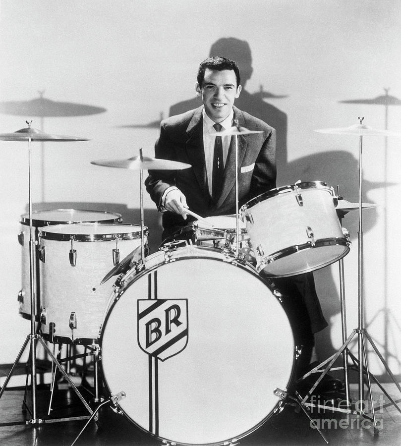 Buddy Rich At Drum Kit Photograph by Bettmann