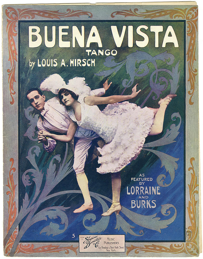 Buena Vista Tango, 1913, Sheet Music Photograph by The New York Historical Society