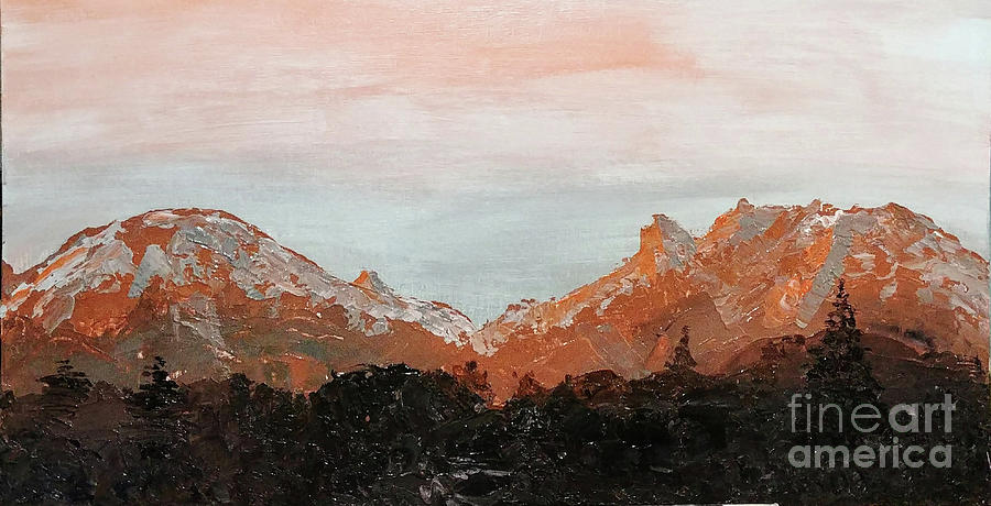 Buffalo And Red Mountains, Colorado Painting