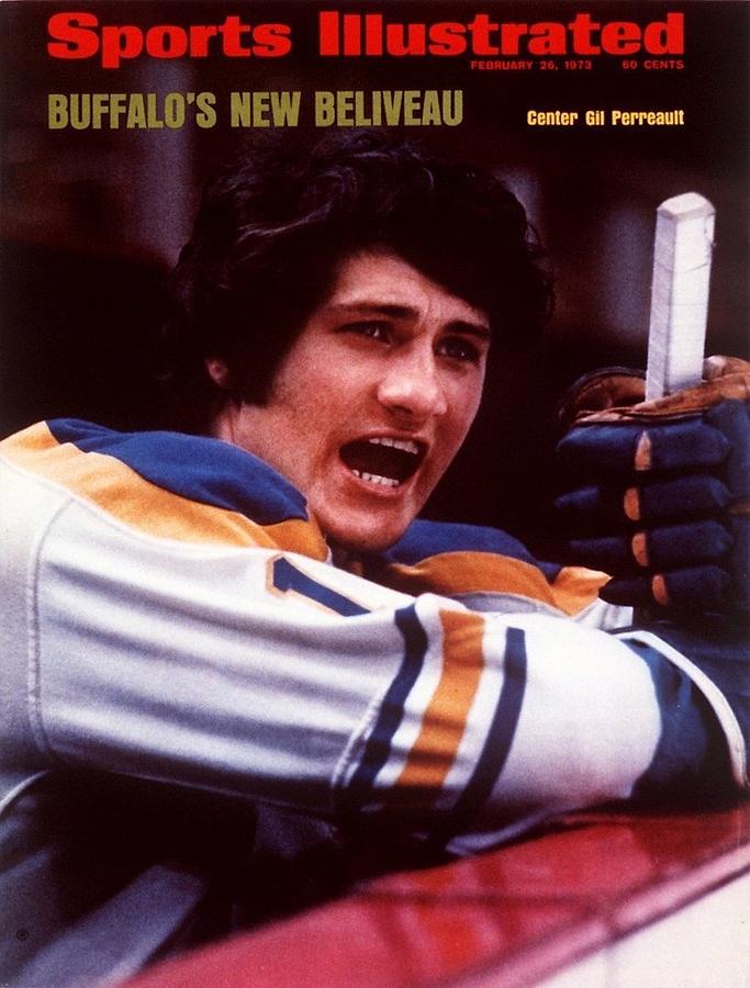 Hockey Photograph - Buffalo Sabres Gil Perreault Sports Illustrated Cover by Sports Illustrated