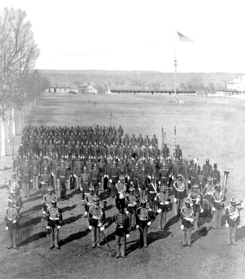 Buffalo Soldiers, 25th Infantry, Dakota Photograph by Science Source