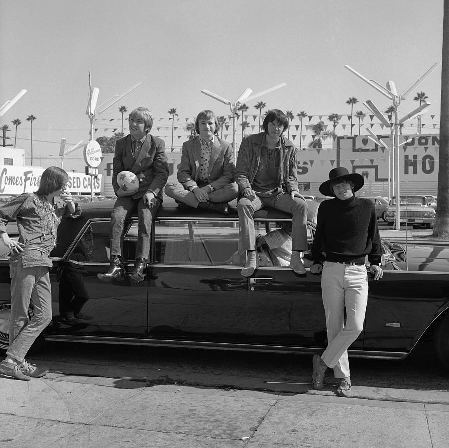 Buffalo Springfield On A Car Photograph by Michael Ochs Archives
