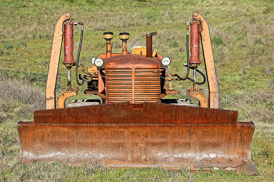 Bug-Eyed -- Abandoned Tractor in Alameda County, California Photograph by Darin Volpe