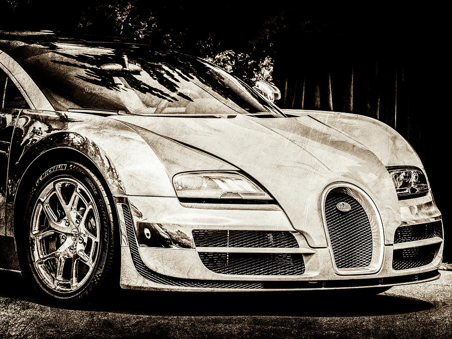 Bugatti Legend - Veyron Special Edition -0844scl2 Photograph by Jill Reger