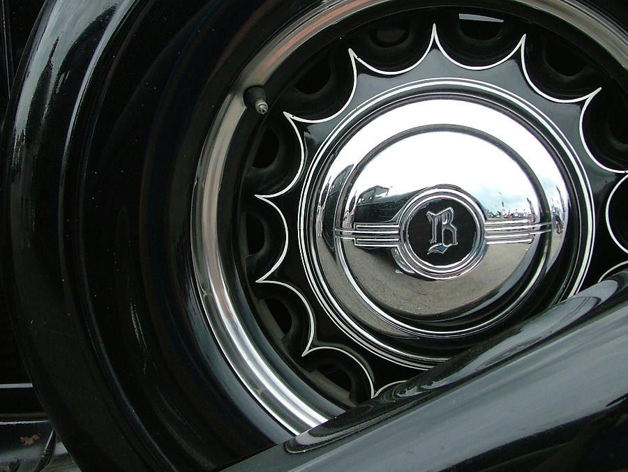 Buick Photograph - Buick Starburst Spare by Katherine N Crowley