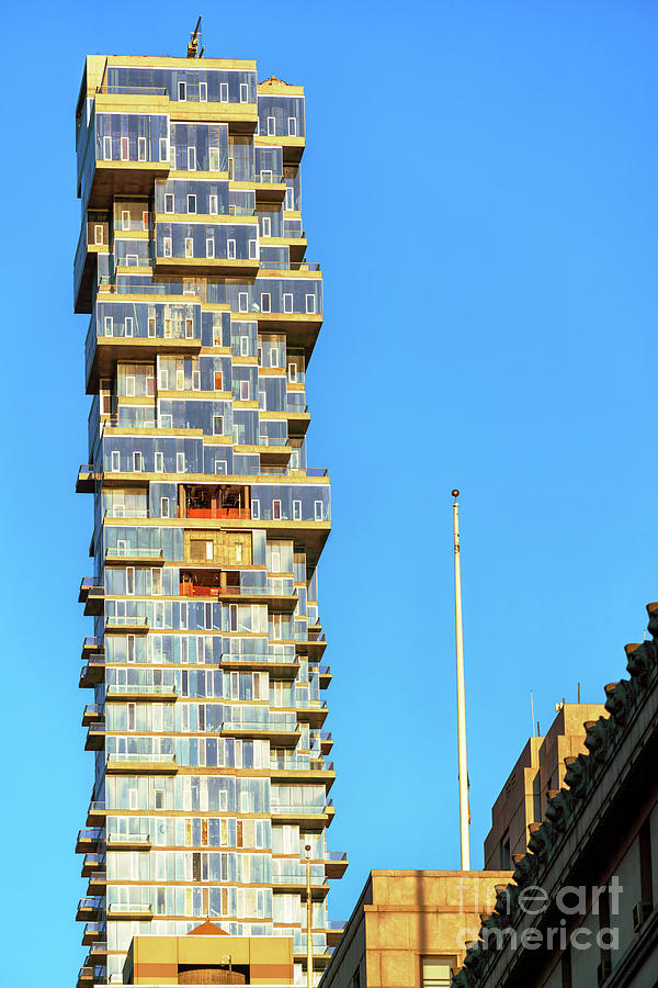 Building Dimensions in Lower Manhattan Photograph by John Rizzuto