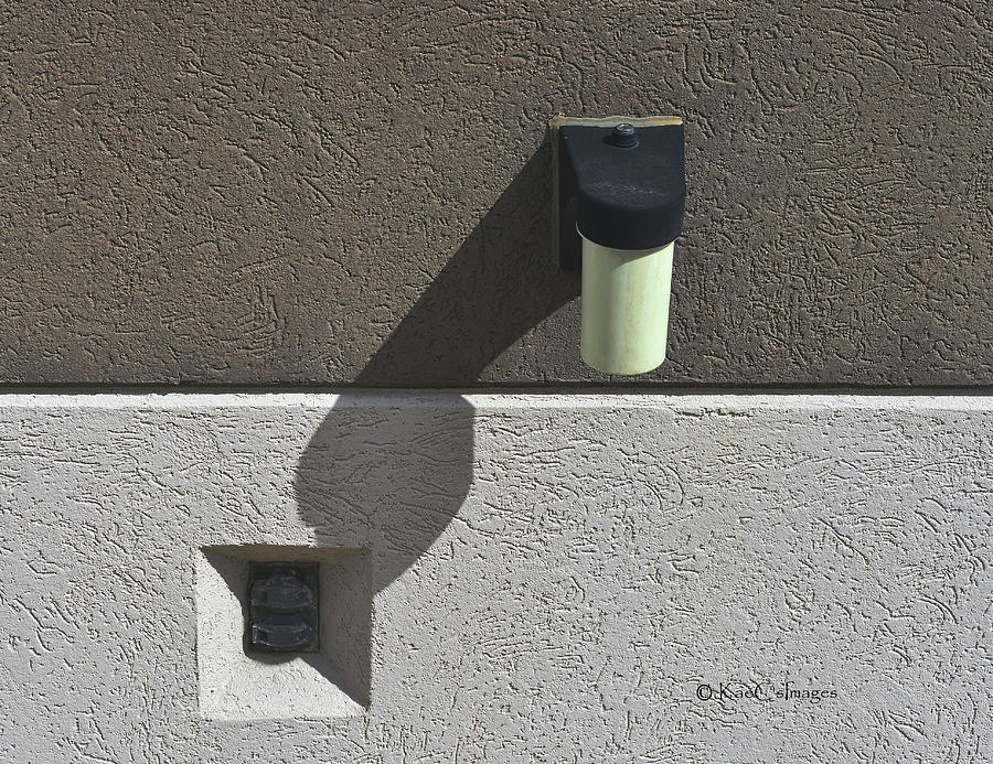 Building Light and Outlet Photograph by Kae Cheatham