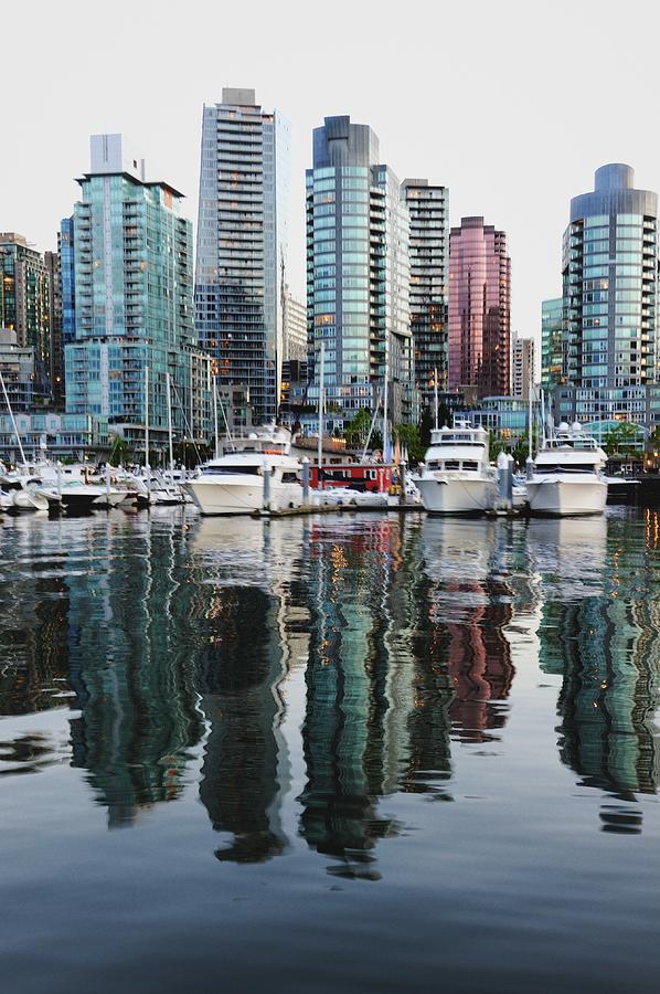 Buildings And Yacht Club Of Vancouver Photograph by Carlina Teteris