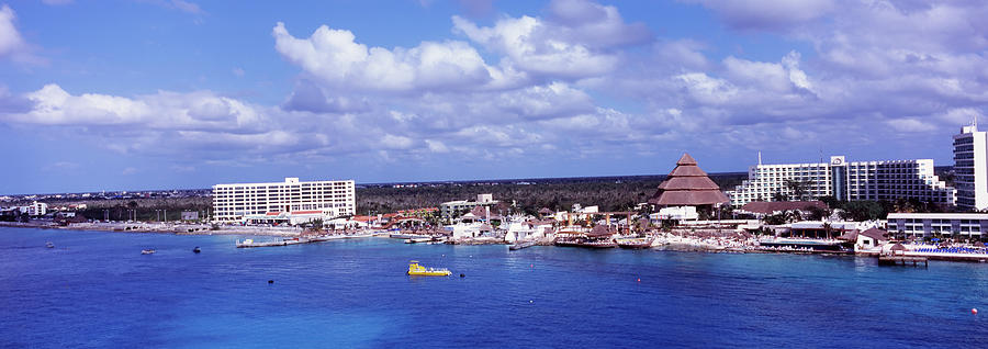 Buildings At The Waterfront, Cozumel Photograph by Panoramic Images