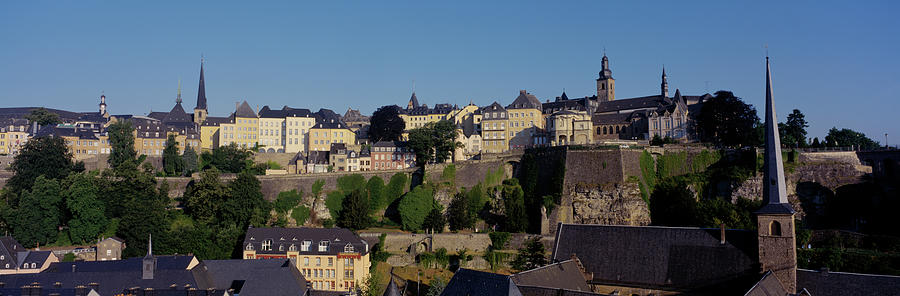 Buildings In A City, Luxembourg City Photograph by Panoramic Images