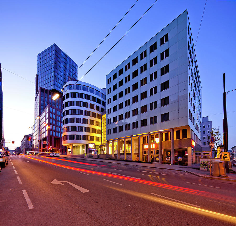 Buildings In Vienna, Austria Digital Art by Olimpio Fantuz
