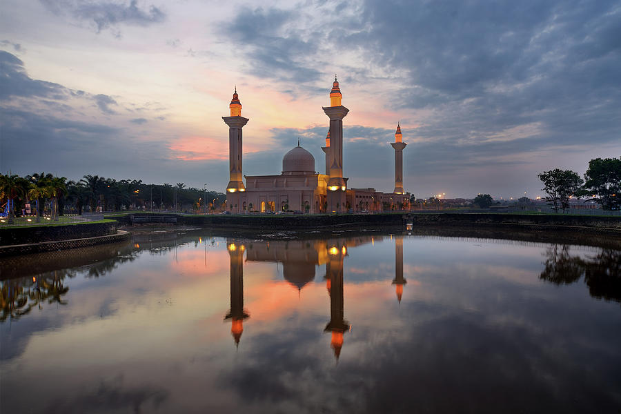 Bukit Jelutong Mosque Photograph by By Arief Rasa