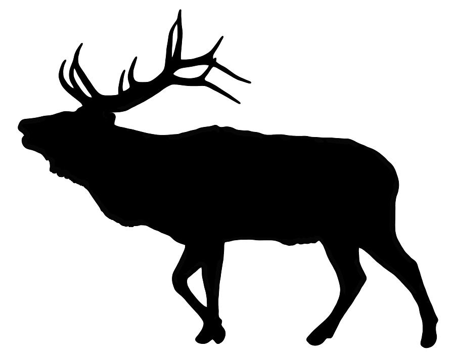 printable-elk-silhouette
