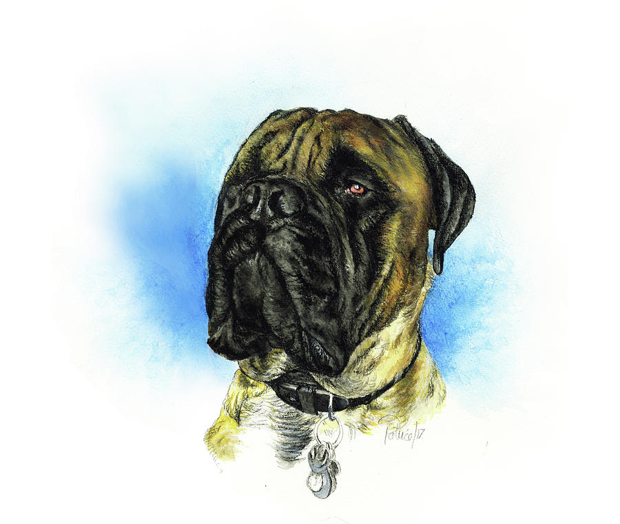 Bull Mastiff Painting by Patrice Clarkson