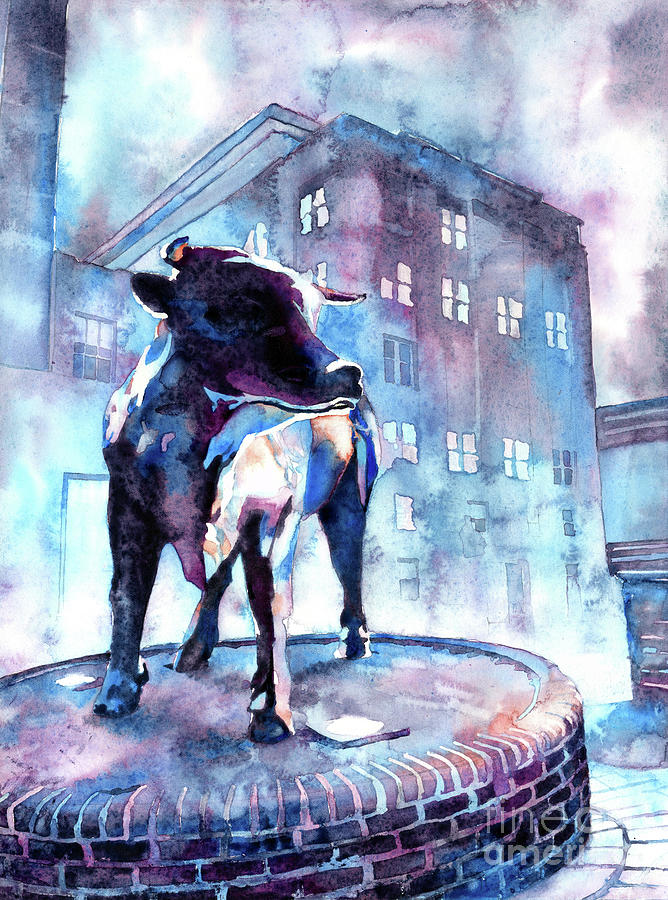 Bull of Durham Painting by Ryan Fox