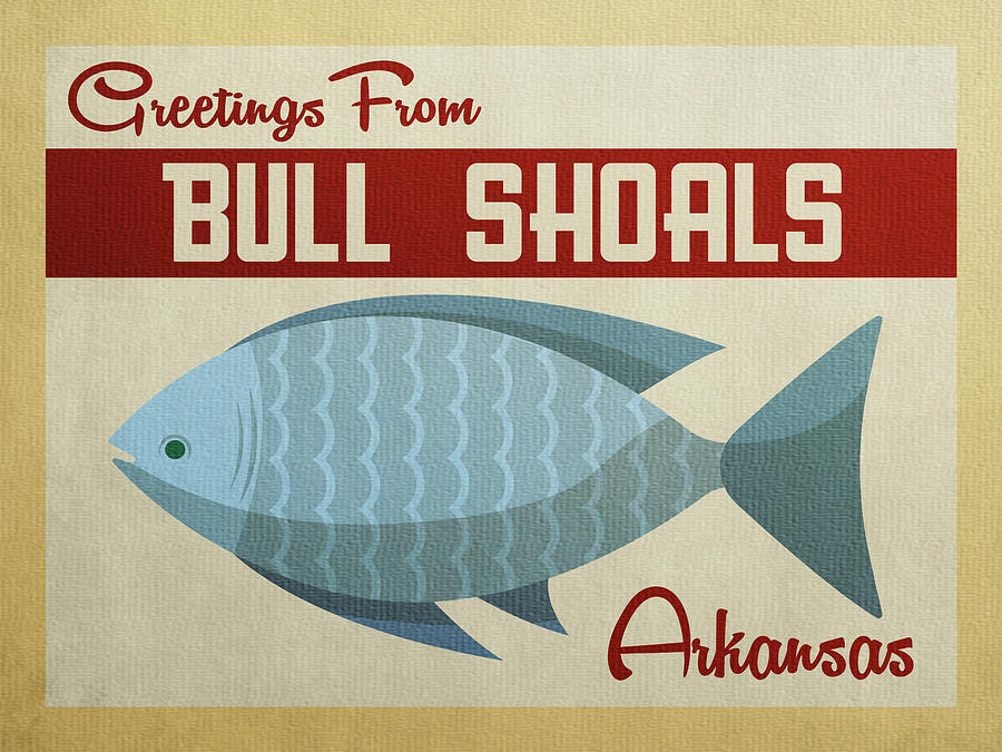 Bull Shoals Arkansas Blue Fish Digital Art by Flo Karp