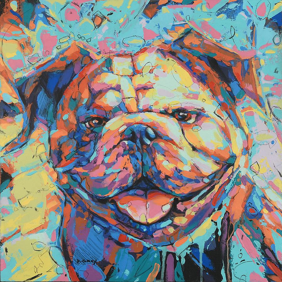 Bulldog in Color by Damon Gray Bulldog in Color by Damon Gray