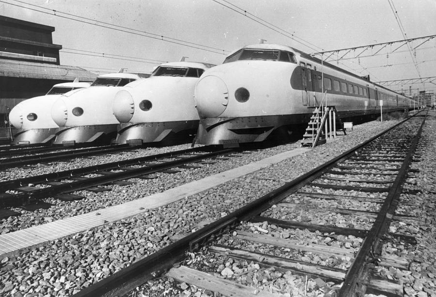 Bullet Trains Photograph by Keystone