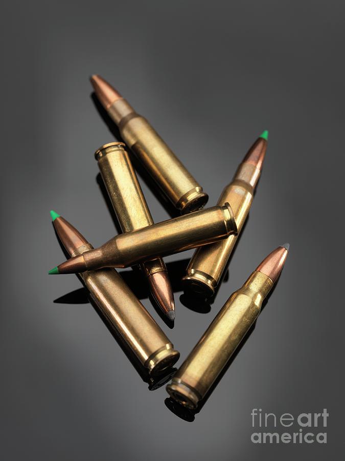 Bullets Photograph by Tek Image