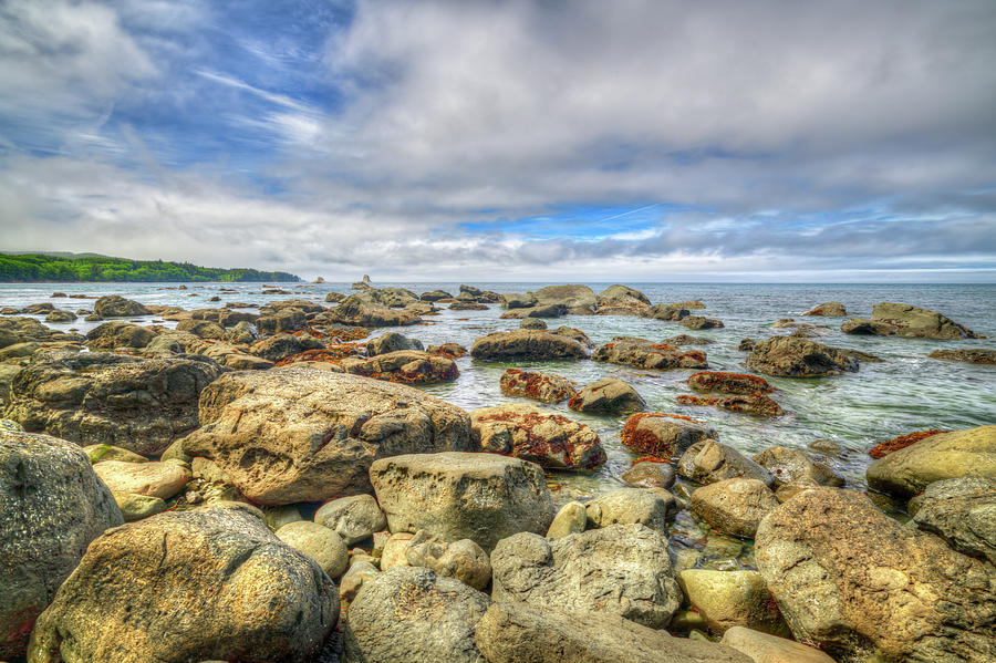 Bullman Beach Rocks Photograph by Spencer McDonald
