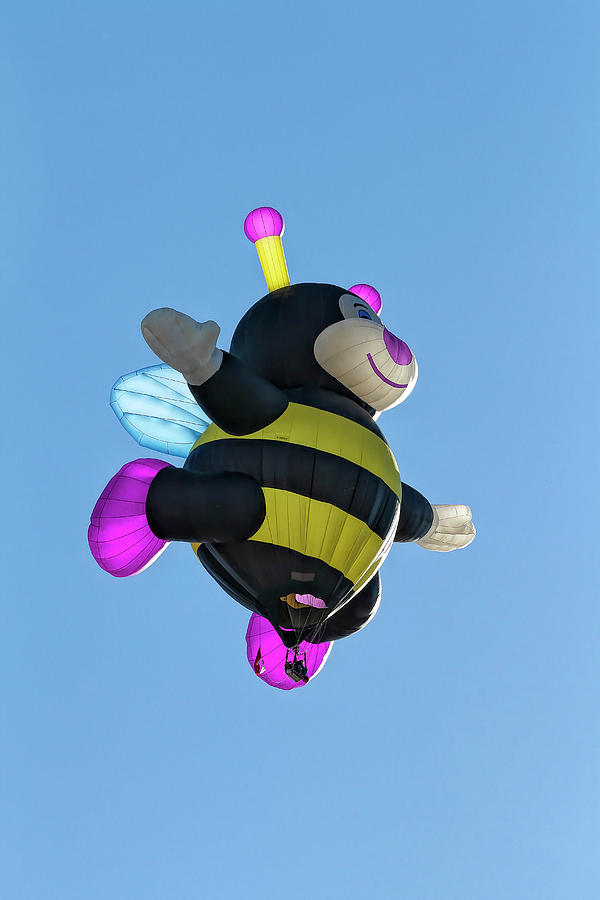 Bumble Bee Balloon Photograph by Deborah Penland