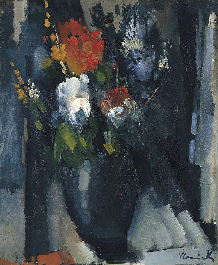 Bunch of Flowers Maurice De Vlaminck Painting by Celestial Images