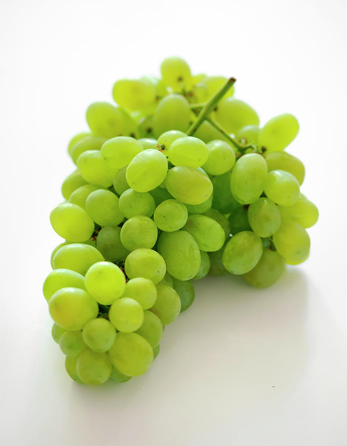 Bunch Of White Grapes Photograph by Carnet