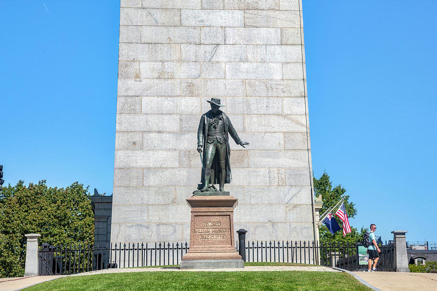 Bunker Hill Monument, Boston Ma Digital Art by Lumiere