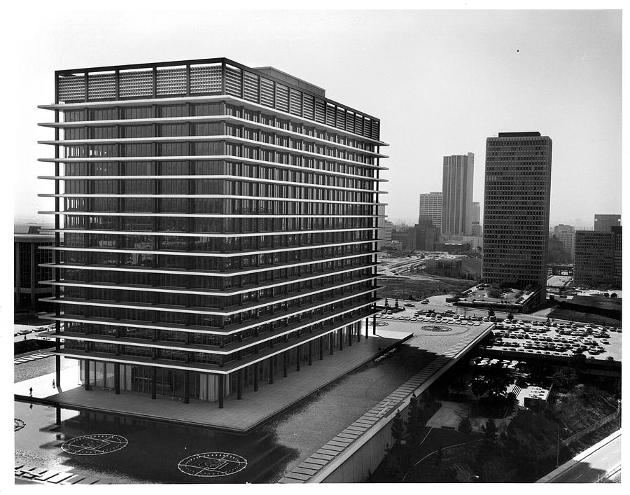 Bunker Hills Apartments In Downtown Los Photograph by American Stock Archive